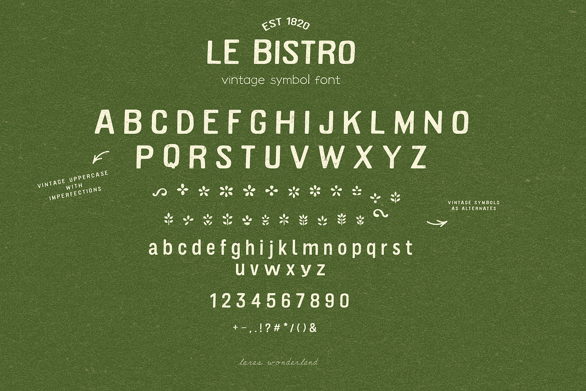 Handmade Vintage Sans & Script Font, a Handwritten Font by Laras Wonderland (Photo 14 of 16)