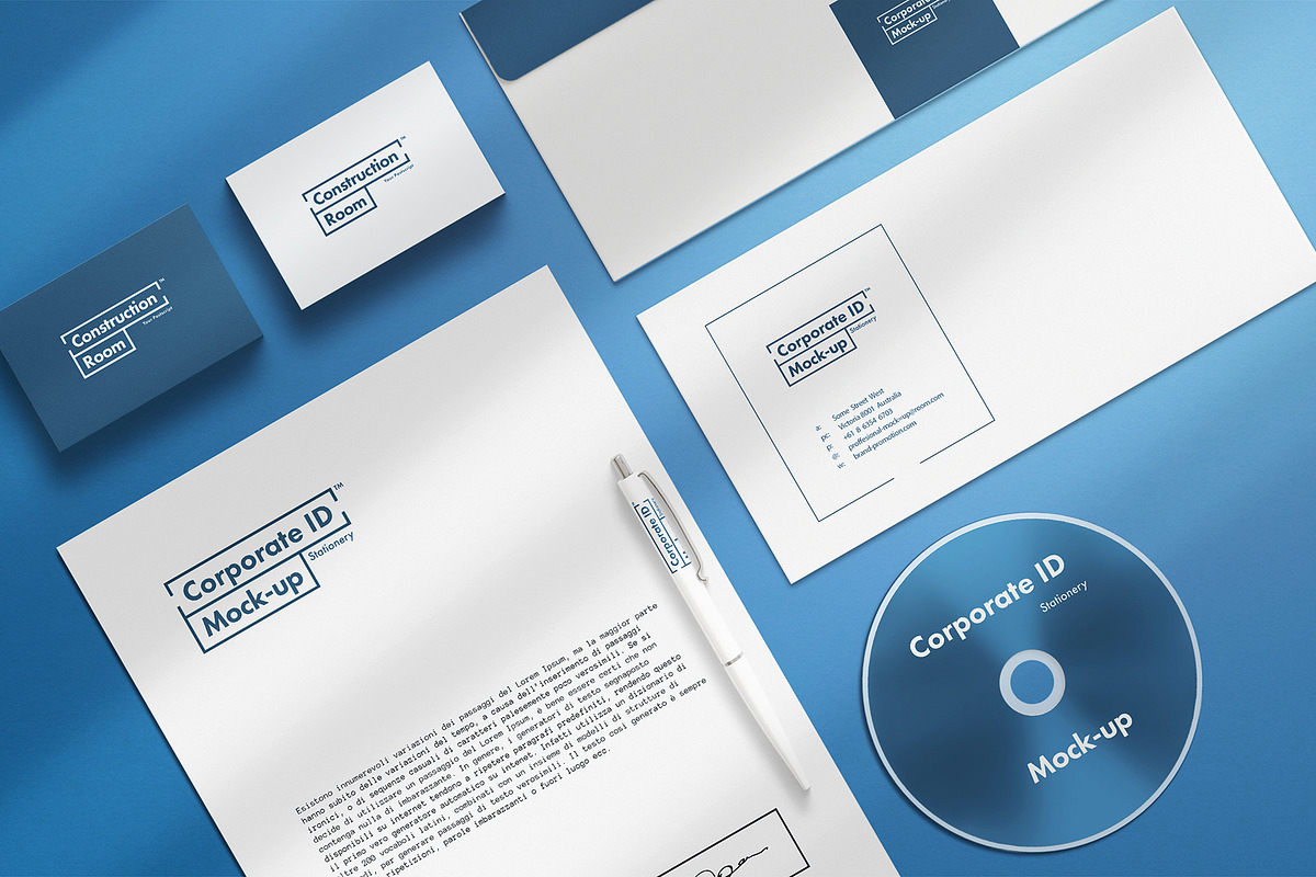 Corporate Stationery Mockup Set, a Product Mockup by ItemBridge