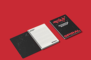 Spiral Notebook Mockup, a Books & Magazine Mockup by graphicsauce (Thumbnail 3 of 3)