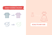Paris & France Icons, an Outline Icon by Caroline Mackay (Thumbnail 5 of 8)