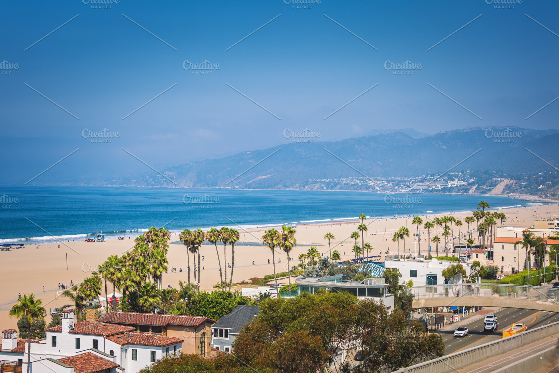 Palms in Santa Monica, a Photo by Dolce Vita