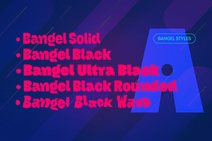 Bangel Font Family