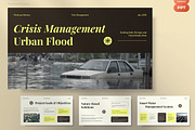 Crisis Management of Urban Flood, a Presentation Template by FIBRINOSÄ (Thumbnail 2 of 7)