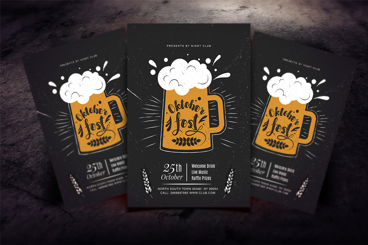 Oktoberfest flyer template, a Flyer Template by Madhabi Studio (Photo 5 of 5)