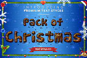 Christmas Pack #1 - Text Styles, a Layer Style Add-On by Jonas Stensgaard (Thumbnail 12 of 23)