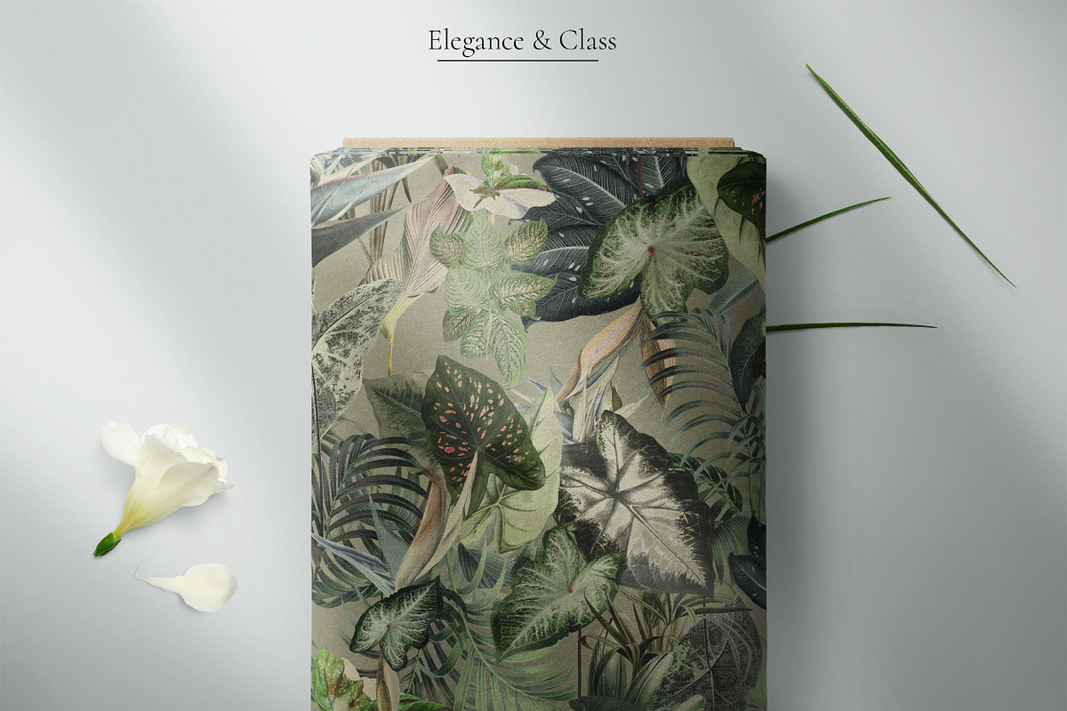 RainForest (Foliage Pattern), a Wallpaper Graphic by Luiz da Rolt Grathwohl (Photo 6 of 7)