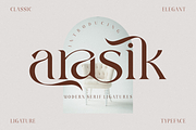 arasik _ modern serif ligatures, a Serif Font by Penatic Studio (Thumbnail 1 of 10)