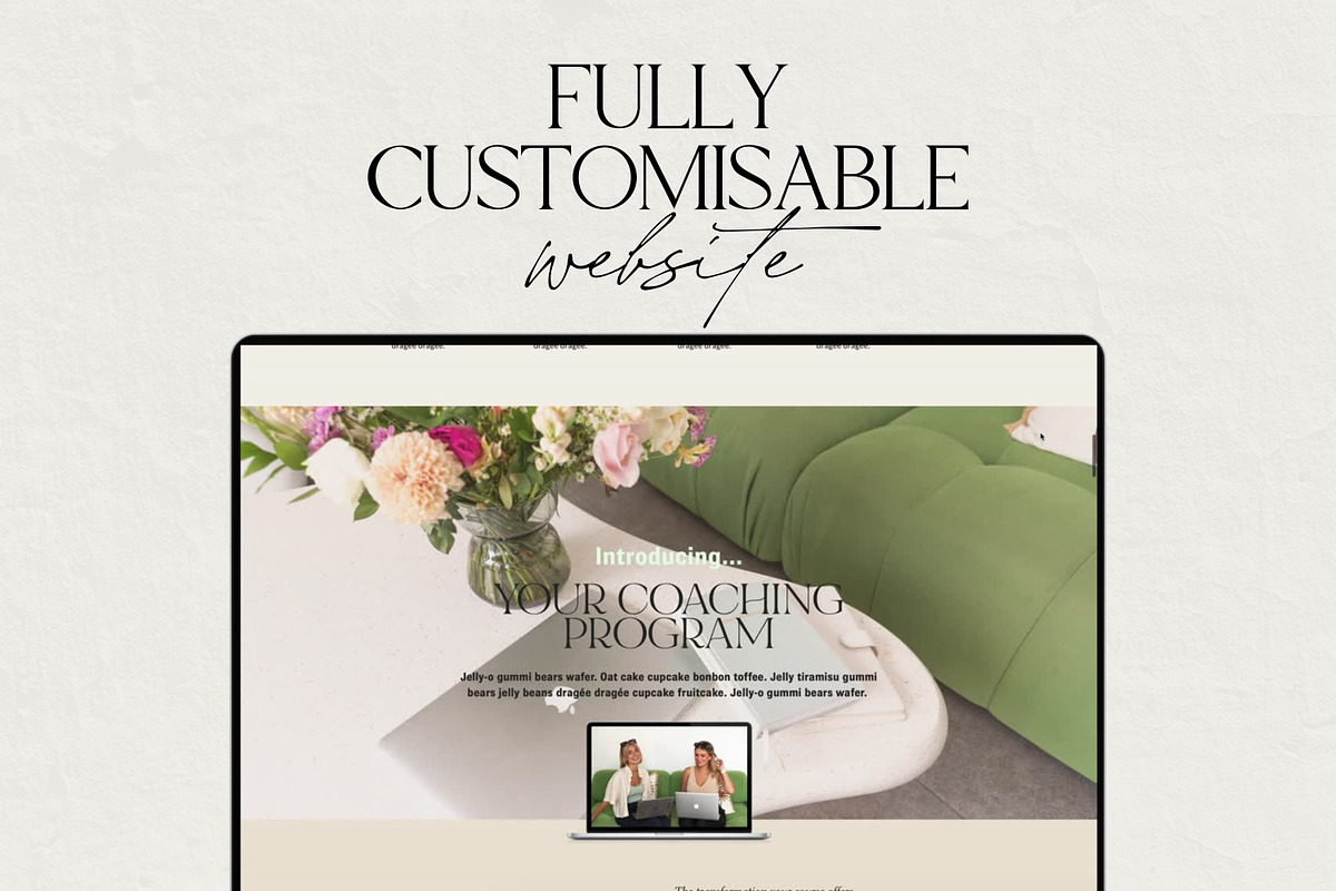 Coaching Sales page Website Template, a Websites & App Template by Field Digital (Photo 2 of 12)