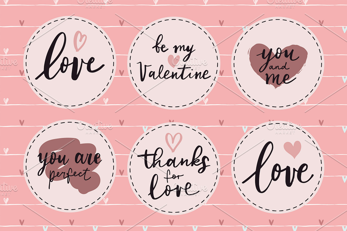 Valentine’s Day Seamless Patterns, a Pattern Graphic by Lyolya Profitrolya (Photo 6 of 6)