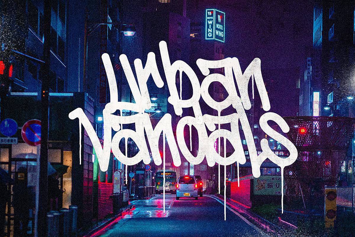 Graffiti Inspired | City Terror Vol2, a Handwritten Font by tomatstudio (Photo 1 of 5)