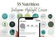 Health Instagram Highlight covers, a Social Media Template by The Social Stuff (Thumbnail 1 of 10)