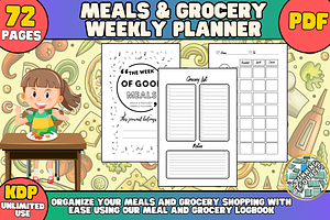 Meals & Grocery Weekly Planner