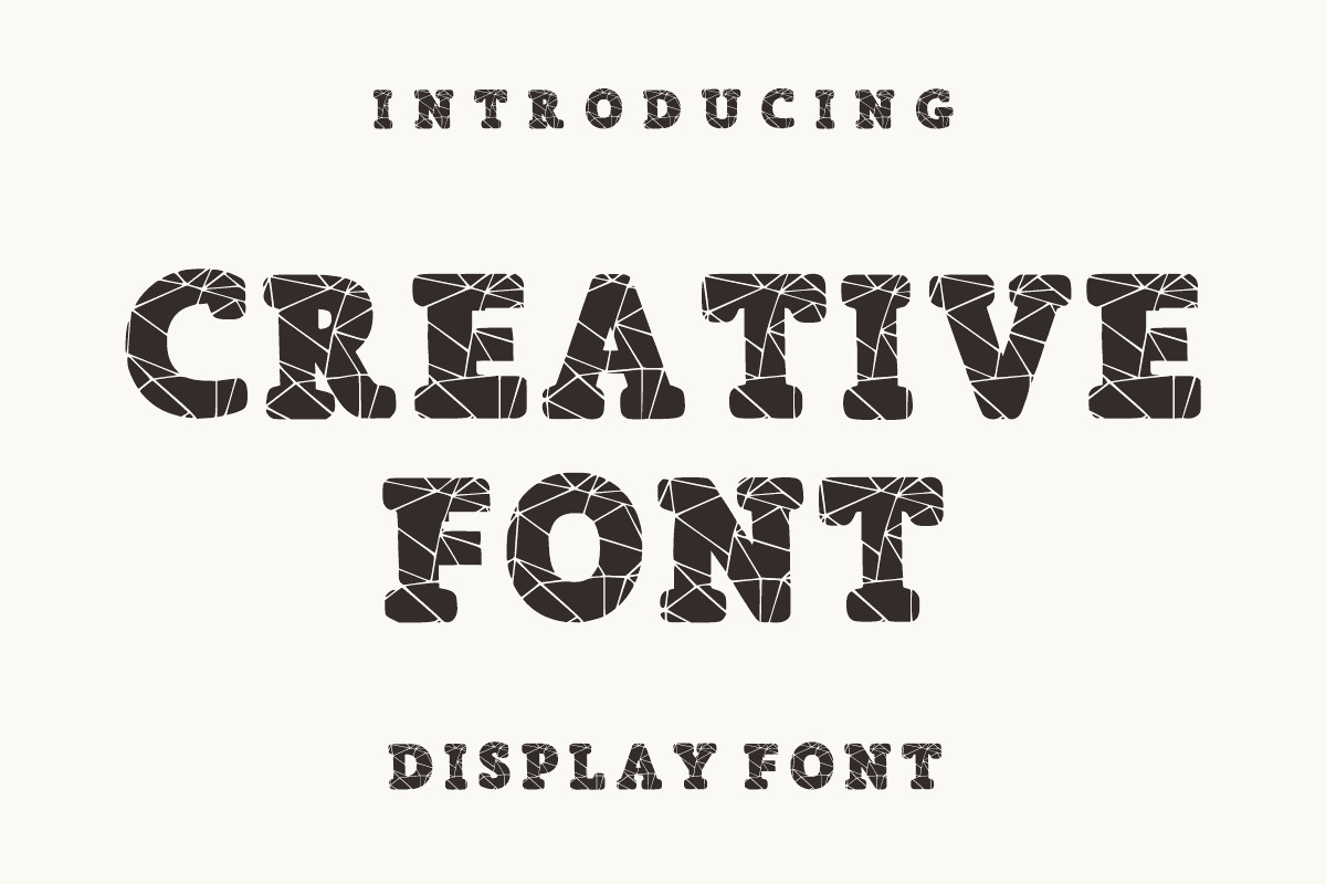 Glass 3D Font, a Serif Font by Fourteen Letter (Photo 2 of 7)