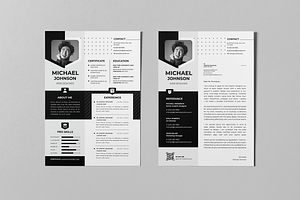 Resume Template Canva Word PS