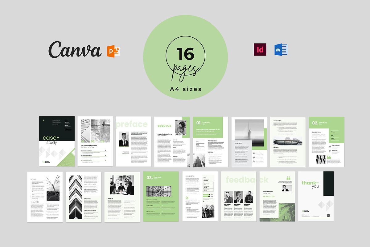 Case Study Template, Brochure, a Brochure Template by Niofix (Photo 5 of 6)