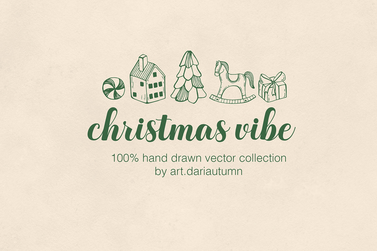 Whimsical Christmas Illustration Set, a Seasonal Illustration by Art Dari Autumn (Photo 16 of 16)