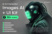 Nebulart - AI Art Generator App, an UI Kit Template by Creative Perspective (Thumbnail 1 of 8)