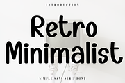 Retro Minimalist, a Script Font by FreshTypeINK (Thumbnail 1 of 8)