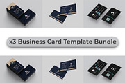 Business Card Template Bundle Vol 1, a Business Card Template by takuloerizal (Thumbnail 1 of 4)