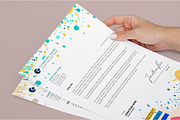 Modern Letterhead Template -CANVA, a Resume Template by iloveTemplate (Thumbnail 3 of 4)