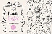 DAINTY EASTER - whimsy hand drawn, a Seasonal Illustration by Madiwaso (Thumbnail 1 of 14)