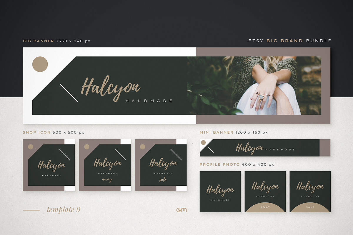 Etsy Big Brand Bundle, a Branding & Logo Template by AM Studio (Photo 12 of 23)