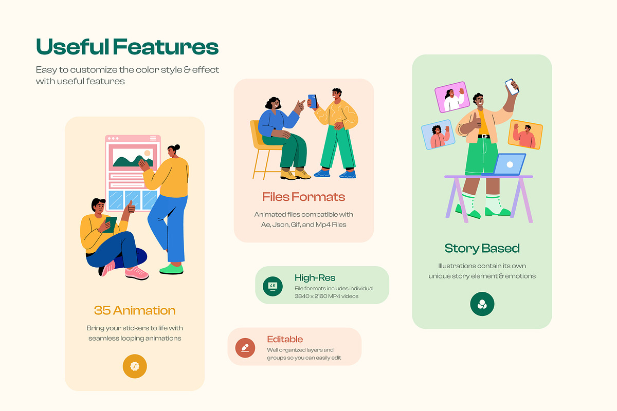 Animated Advertising Illustration, a Finance Illustration by Brickclay (Photo 2 of 5)