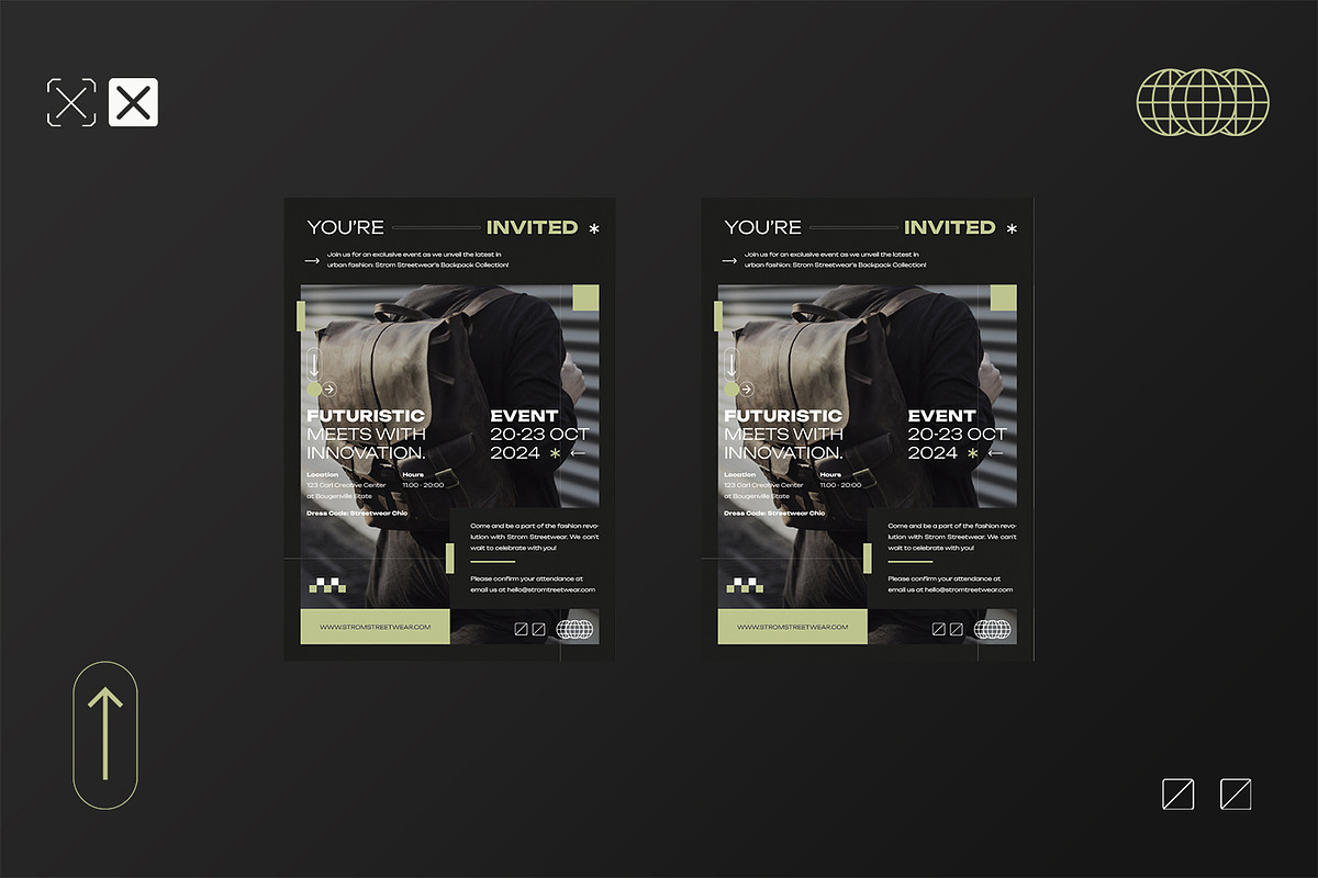 Strom - Event Invitation, an Invitation Template by StreaksideStd (Photo 3 of 3)