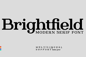 Brightfield Serif Font