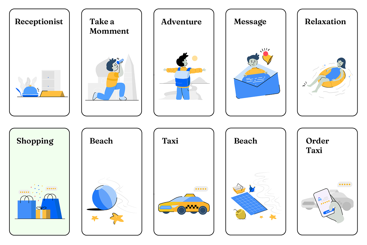 44 UX Illustration | Vacation, a Seasonal Illustration by Directico Design Kit (Photo 5 of 8)