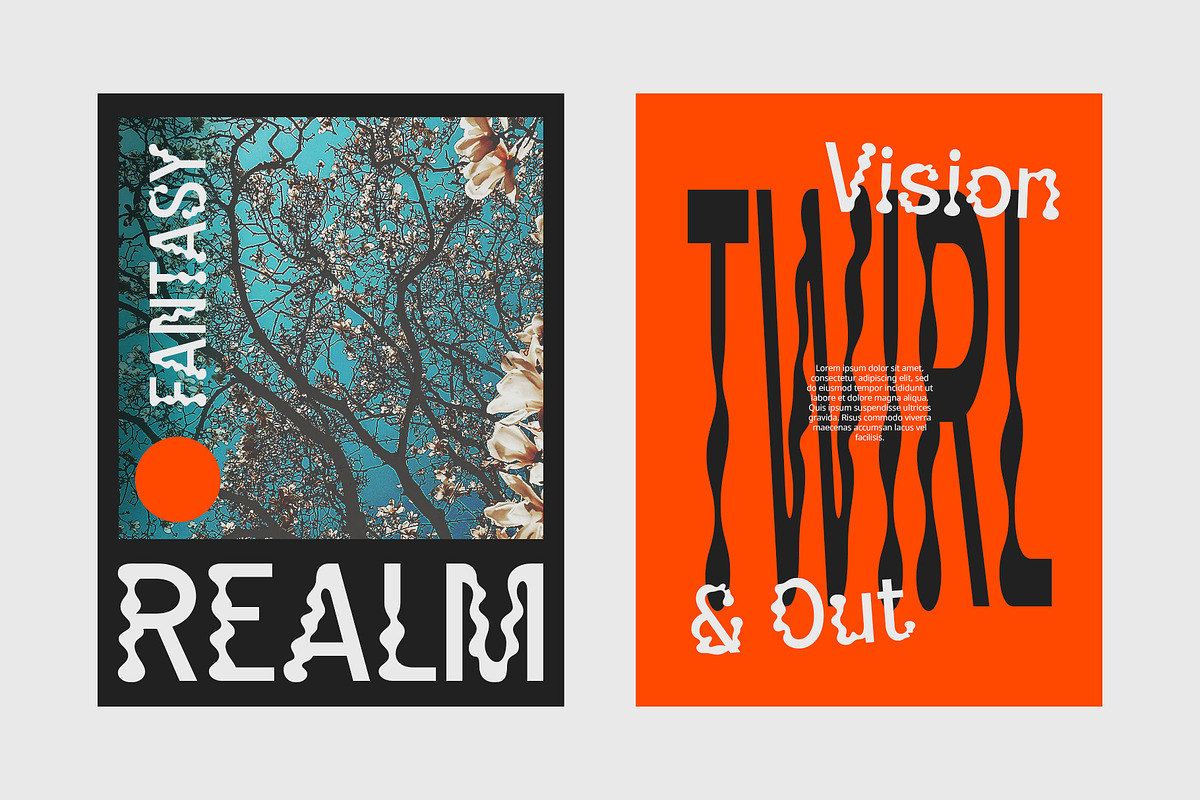 CS Rigore – Trippy Font, a Sans Serif Font by Craft Supply Co. (Photo 4 of 8)