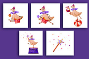 Festive Goose Party Clipart Set, an Animal Illustration by the_myro (Thumbnail 2 of 17)