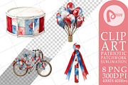 Patriotic Patchwork Sublimation, a Seasonal Illustration by Artnoy (Thumbnail 10 of 18)