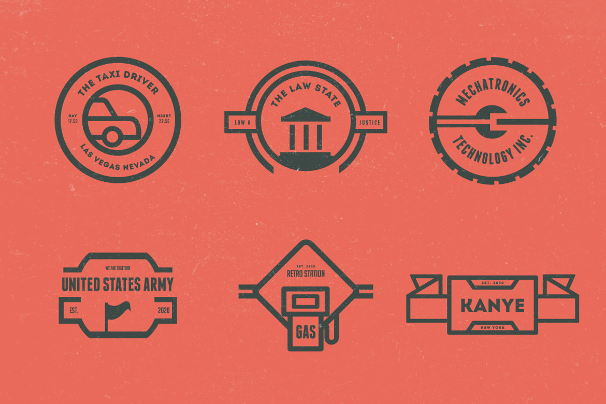 15 Vintage Logos & Badges, a Branding & Logo Template by Design District (Photo 5 of 5)