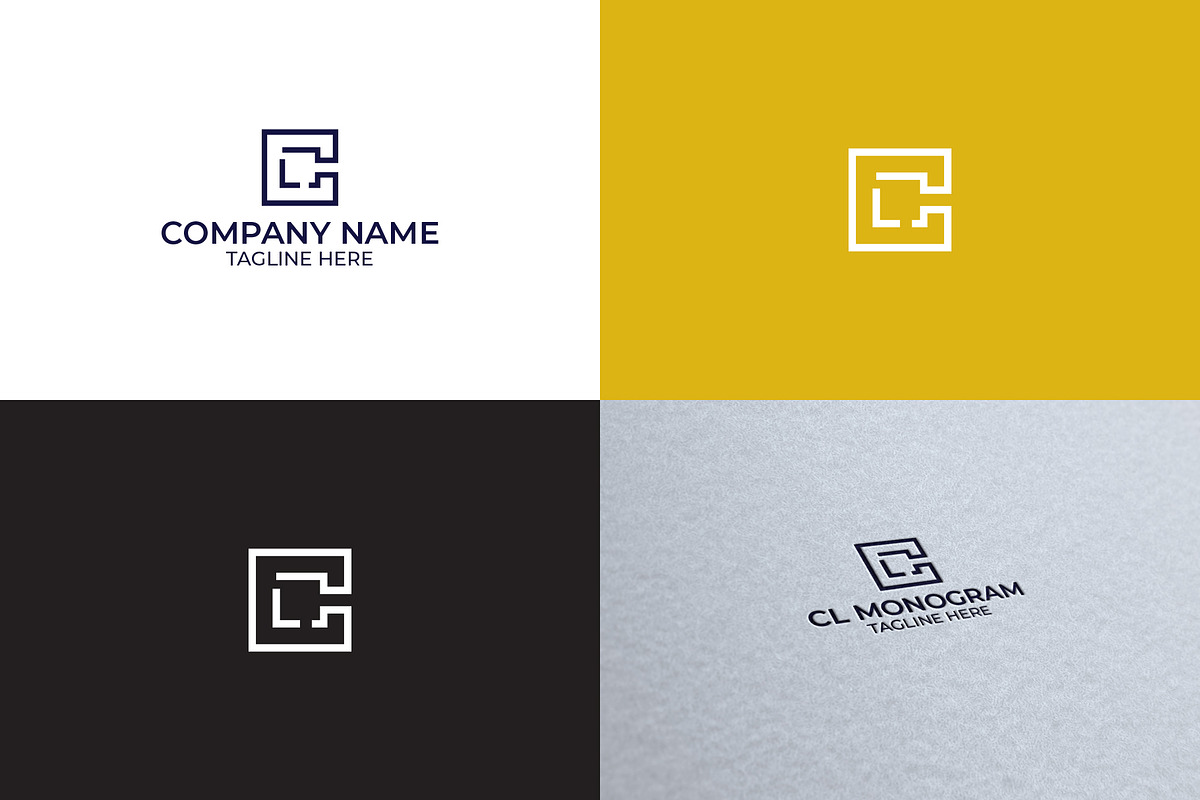 CL Monogram Logo, a Branding & Logo Template by GranzCreative