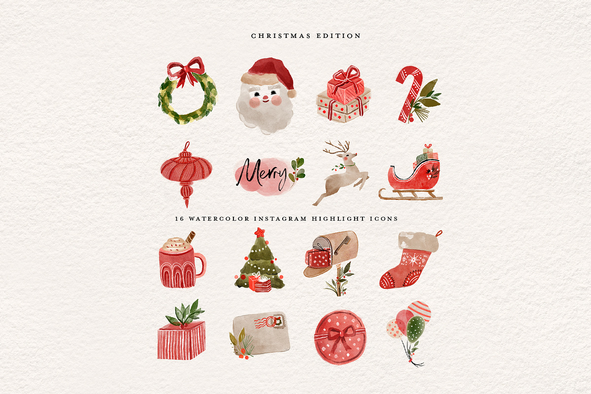 64 Watercolor Instagram Highlight, an Illustration by beatriceviyiwi (Photo 5 of 5)
