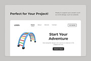 Kids Playground 3D Icon Set, a Work Illustration by twinstd (Thumbnail 5 of 6)