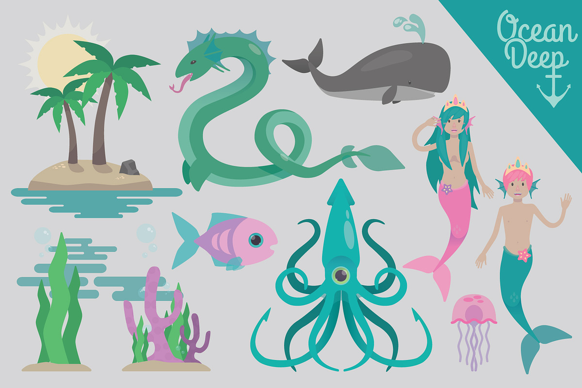 ocean deep, an Illustration by Black Design (Photo 2 of 2)