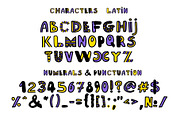 Little Bee Color Font, a Font by Malena (Thumbnail 2 of 10)
