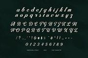 Ambriana Script Font, a Script Font by Graphicxell (Thumbnail 8 of 8)