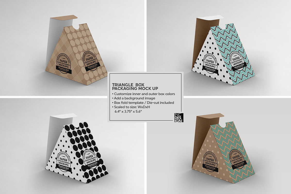 VOL.4: Food Box Packaging Mockups, a Packaging Mockup by INCDesign (Photo 15 of 21)