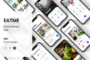 EAT ME - FOOD DELIVERY UI KIT, an UI Kit Template by Bymsmof (Thumbnail 1 of 6)