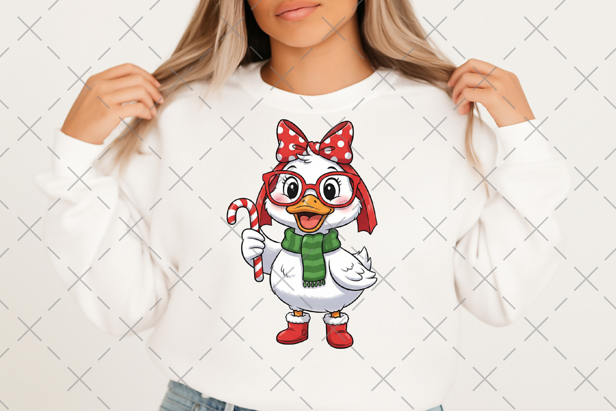 Funny Christmas Goose Sublimation, an Illustration by Craft Nest (Photo 3 of 6)