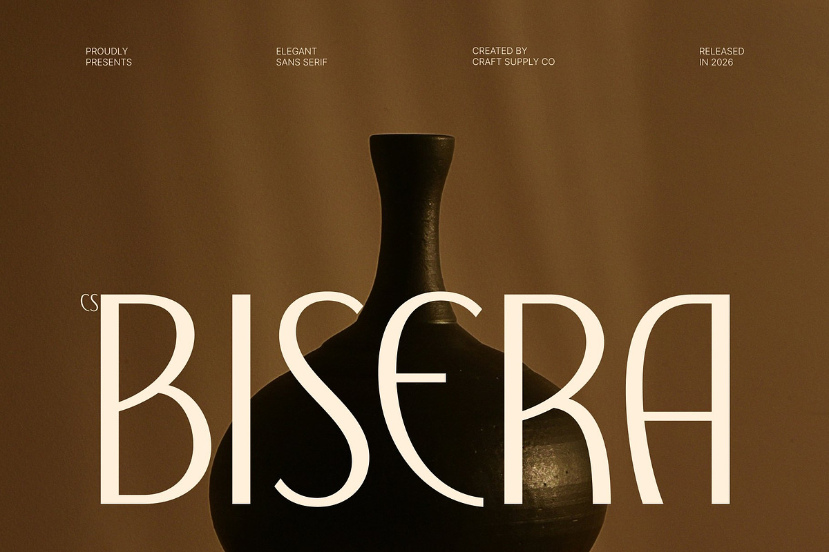 CS Bisera – Modern Sans Serif, a Sans Serif Font by Craft Supply Co. (Photo 1 of 8)