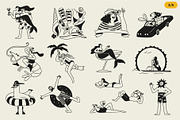 Warm Days: Summer Line Art, a Person Illustration by Olly Kava (Thumbnail 2 of 10)