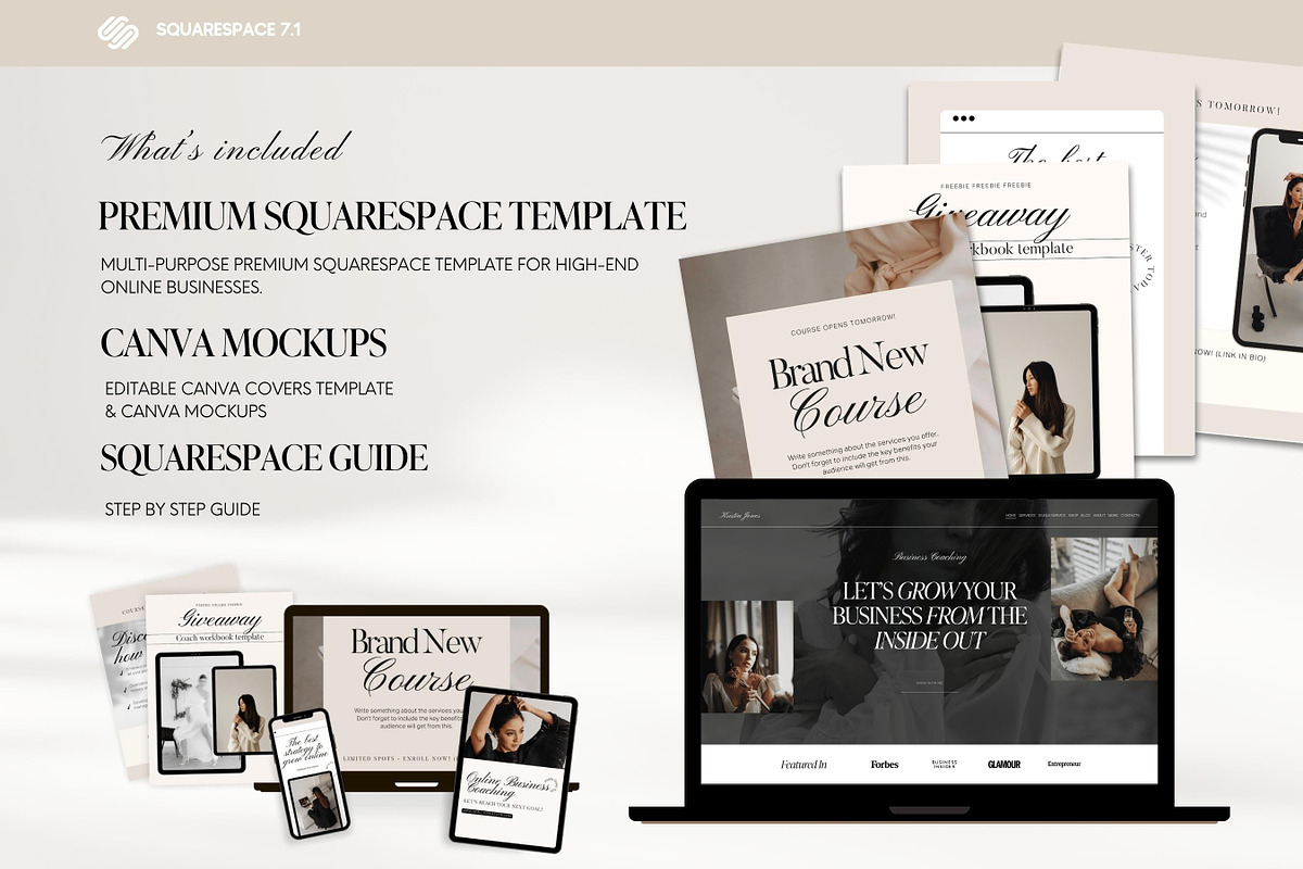 Squarespace Website Template coach, a Squarespace Template by Presentibox (Photo 11 of 11)