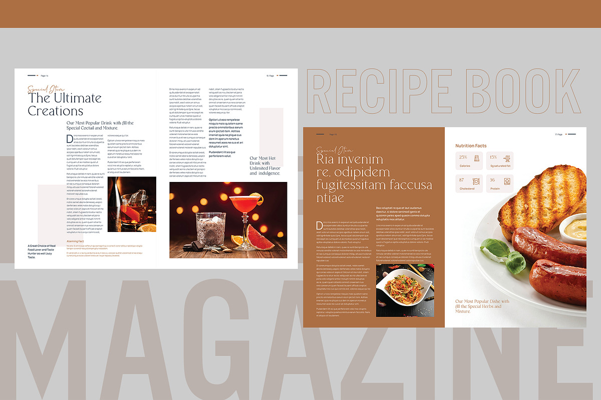 Food Magazine Hotel | Restaurant, a Magazine Template by astutedesign11 (Photo 6 of 8)