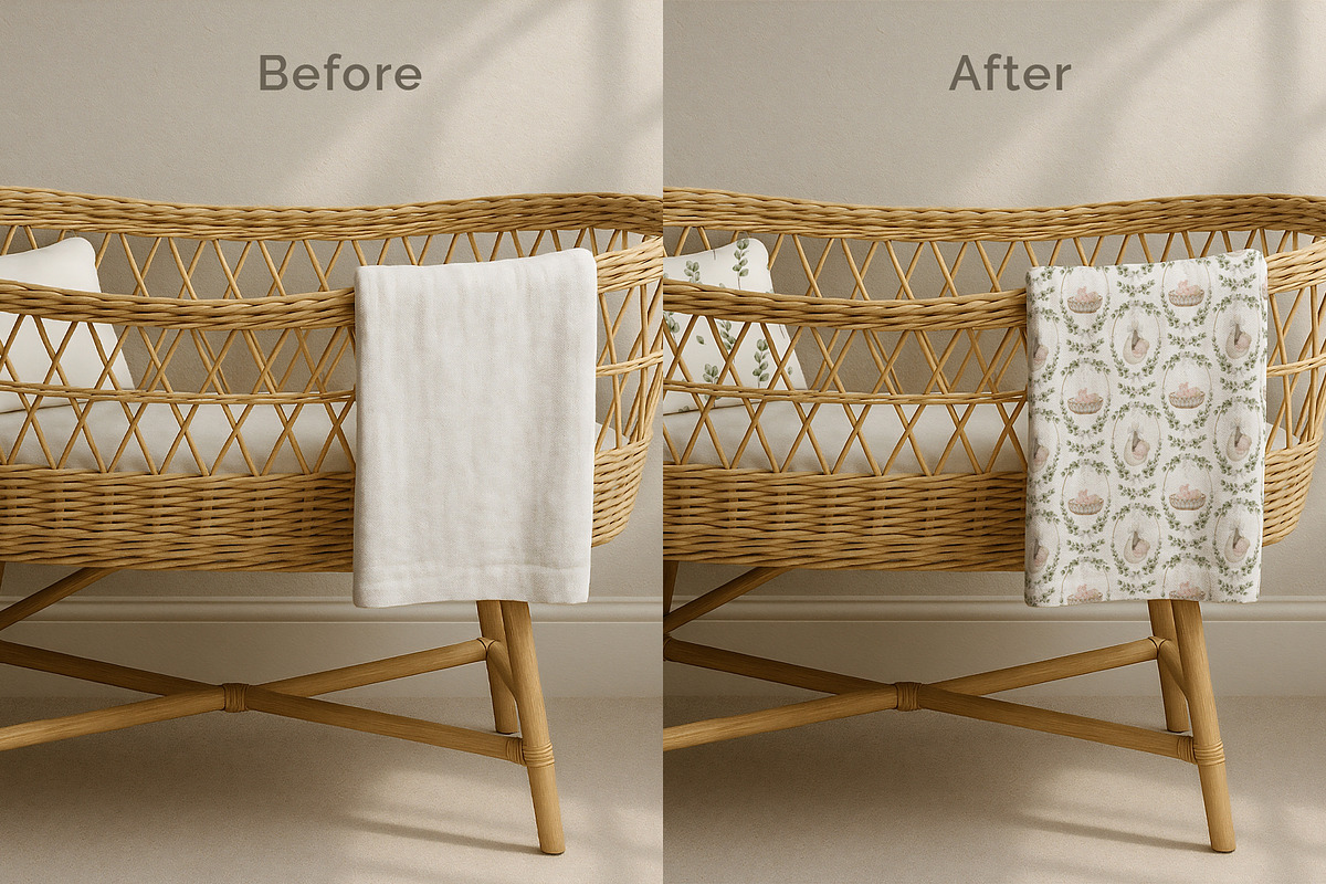 Kids Room Mockup PSD. Wall, Textile, a Product Mockup by Alisles (Photo 7 of 12)