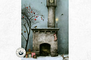 Surreal Moody Christmas Backdrops, a Background Graphic by ThatsDesignArt (Thumbnail 3 of 15)