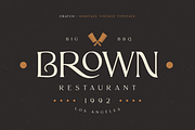 CRATCH - Heritage Vintage Typeface, a Serif Font by Sensatype (Thumbnail 13 of 23)